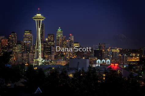 "The Emerald City - Seattle, WA" by Dana Horne | Redbubble