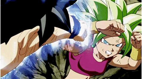 an animated image of gohan and vegeta from the dragon ball anime series