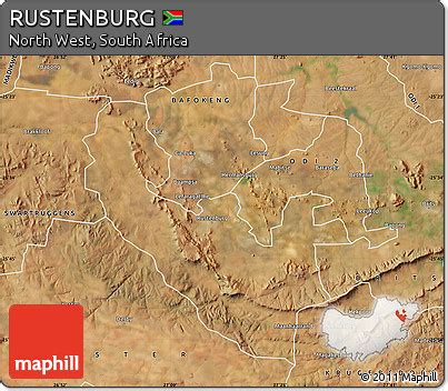 Free Satellite Map of RUSTENBURG