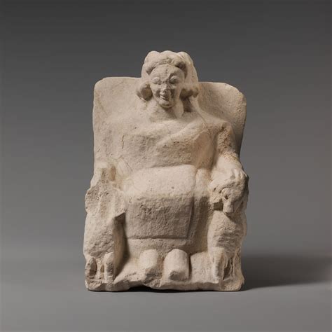 Limestone statuette of Zeus Ammon | Cypriot | Classical | The ...