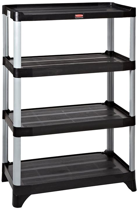 Rubbermaid Commercial 4-Shelf Xtra Storage Shelving Unit, 800-Pound ...