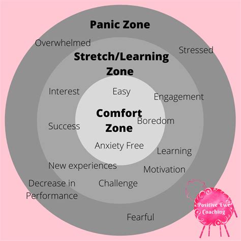 Goal Setting - Stretch Zone is where you want to be - Positive Ewe