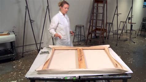 Canvas Stretching Lesson | Stretch canvas diy, Art lesson video, Diy ...