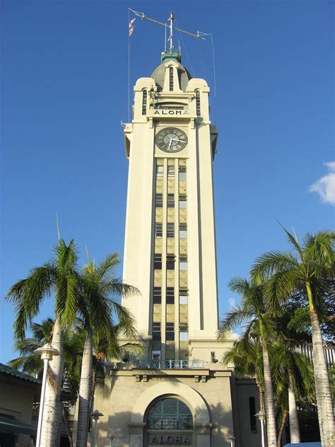 The 10 story Aloha Tower was the tallest structure in Hawaii at the time of its completion in ...