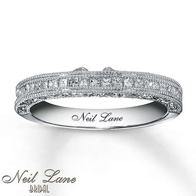 Kay Jewelers Diamond Wedding Band 3/8 ct tw Princess-cut 14K White Gold- Wedding & Anniversary