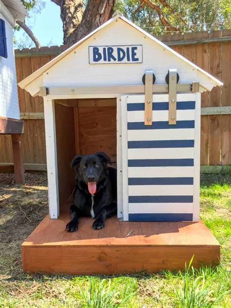 DIY Dog House - Barn Door Dog House