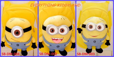 Everything Kiddyland: IT'S HERE!!! DESPICABLE ME PLUSH TOY BACKPACK