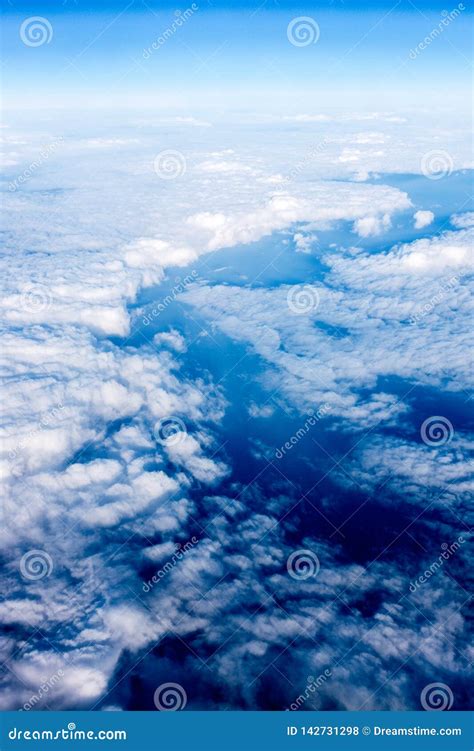 Clouds stock photo. Image of landscape, flight, background - 142731298