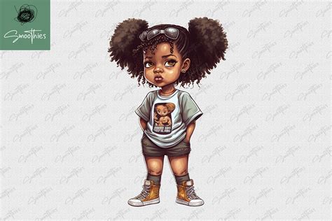 Cool Black Baby Girl Black Live Matter 4 Graphic by Smoothies.art ...