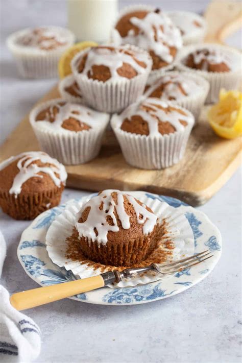 Easy Gingerbread Muffins with Lemon Drizzle - Effortless Foodie