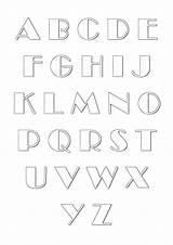 Font For Coloring In Letters sketch template