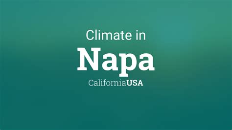 Climate & Weather Averages in Napa, California, USA