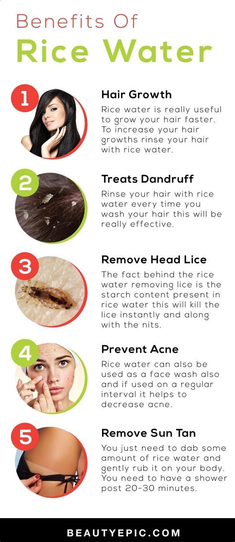 Benefits Of Rice Water for Skin, Hair and Health | Water benefits for skin, Hair growth tips ...