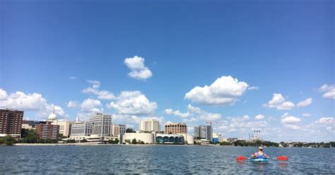 Kayak Lake Monona , Madison, Wisconsin