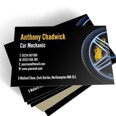 Mechanic Templated Business Card 2 - Able Labels