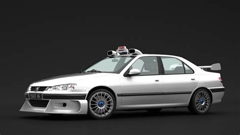 modèle 3D de Peugeot 406 Taxi 2 - TurboSquid 1674561