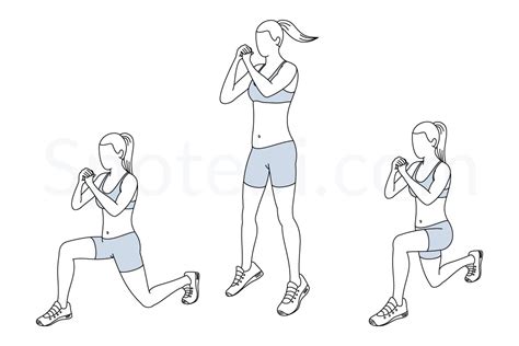 Jumping Lunges | Illustrated Exercise Guide