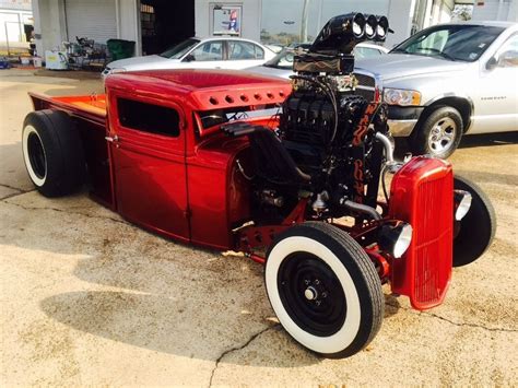 Badass 1931 Ford Pickup blown and chopped street rod for sale