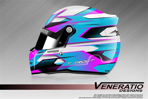 Custom painted racing helmets - Veneratio Designs