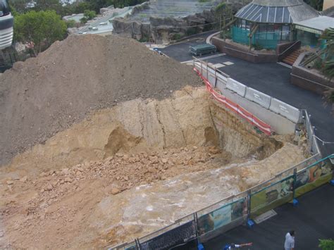 Taronga Zoo Sky Safari - construction work - ZooChat