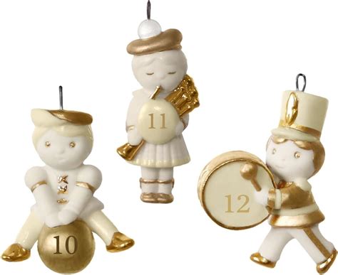 Amazon.com: Hallmark Keepsake Miniature Ornament Days 10-12 12 Little Days of Christmas 2016 ...