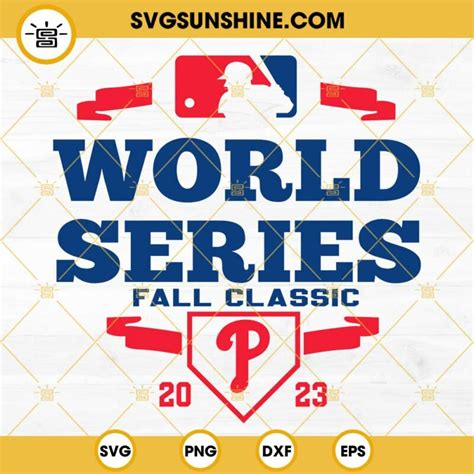 Philadelphia Phillies World Series 2023 SVG Cut Files