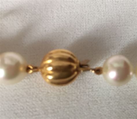 Majorica Pearls - 40cm long x 7mm Pearls and 18 KT gold | eBay