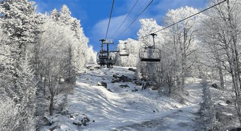 Skiing In Snowshoe, West Virginia