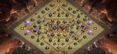 Best War Base TH10 with Link, Anti Everything 2023 - Town Hall Level 10 ...