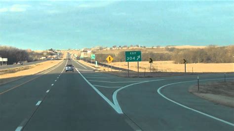 Kansas - Interstate 70 West - Mile Marker 310-300 (1/16/13) - YouTube