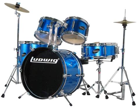 Blue Ludwig Junior 5 Piece Drum Set with Cymbals Central Ottawa (inside greenbelt), Ottawa