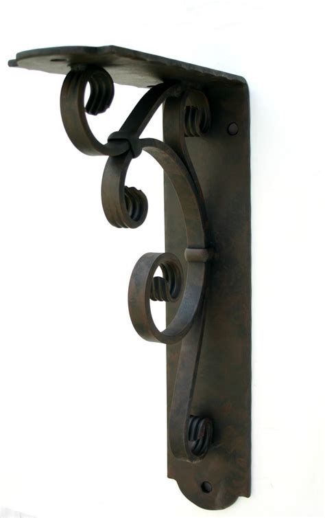 Wrought Iron Shelf Brackets, Mantle Brackets - Paso Robles Ironworks ...