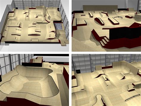 Indoor Skatepark.What a cool model they should have gotten an "A". Halle, Skatepark Design ...