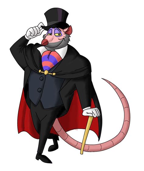 Disney Villain October 9: Professor Ratigan by PowerOptix on DeviantArt