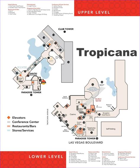 Map Of Tropicana Hotel Atlantic City Map : Resume Examples