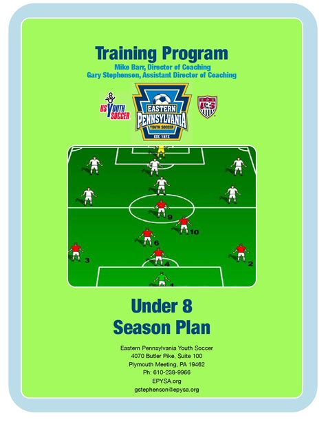 U8 season plan by Eastern Pennsylvania Youth Soccer - Issuu