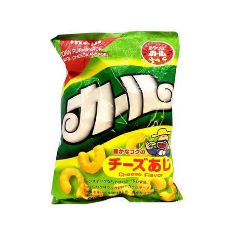 Meiji Corn Puff Snack Karl Cheese Flavor (2.53 oz) - Instacart