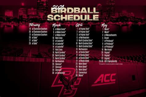 Boston College Baseball Schedule 2024 - Isa Sylvia