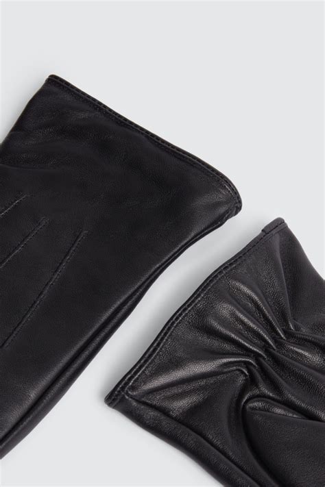 Black Leather Gloves | Buy Online at Moss