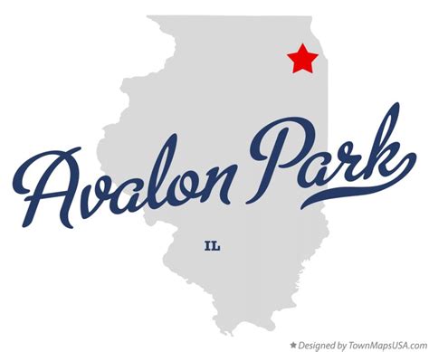 Map of Avalon Park, IL, Illinois