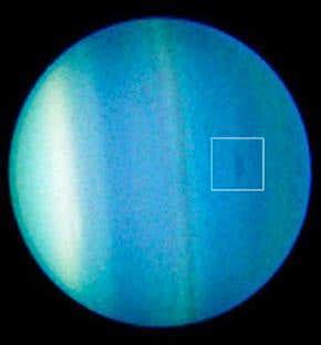 First dark spot discovered on Uranus | New Scientist