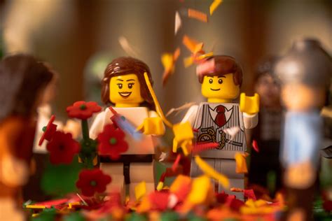 Photographer shoots Lego wedding to stay creative in isolation