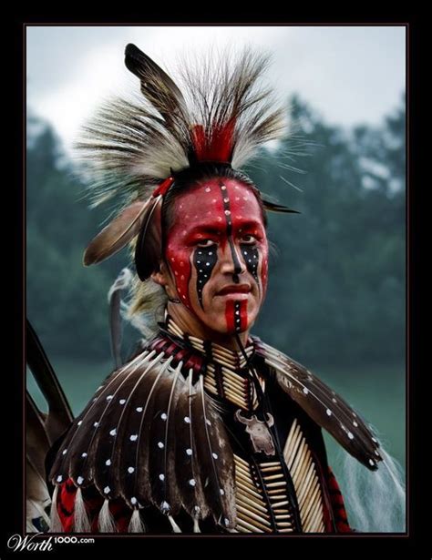 Algonquin Native American in full ceremonial dress Native American ...