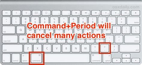 Cancel with Command Period in Mac OS X | Mac keyboard shortcuts, Keyboard, Keyboard shortcuts