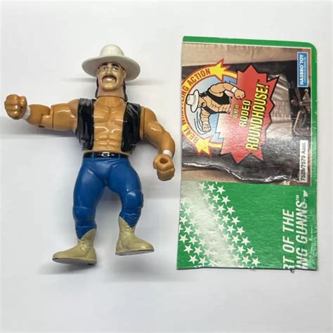 WWF WWE BART Gunn Smoking Gunns Green Card 5” Figure Series 11 Hasbro ...