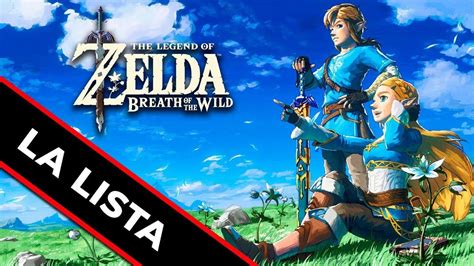 [Vídeo] LA LISTA: The Legend of Zelda: Breath of the Wild para Nintendo ...