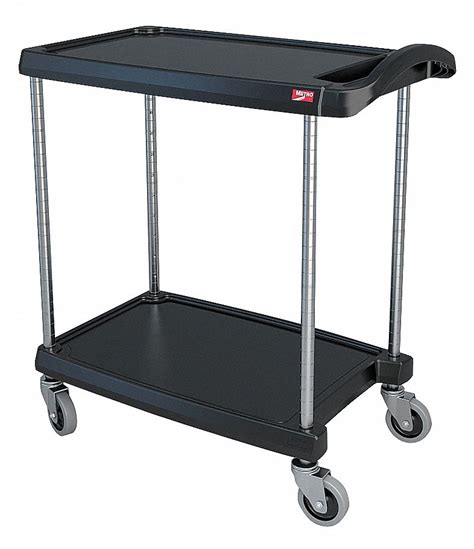 METRO, 300 lb Load Capacity, 28-5/16 in x 18-1/4 in, Utility Cart with ...