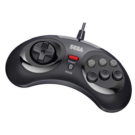 Retro-Bit Official SEGA Mega Drive Controller 6-Button Arcade Pad for ...