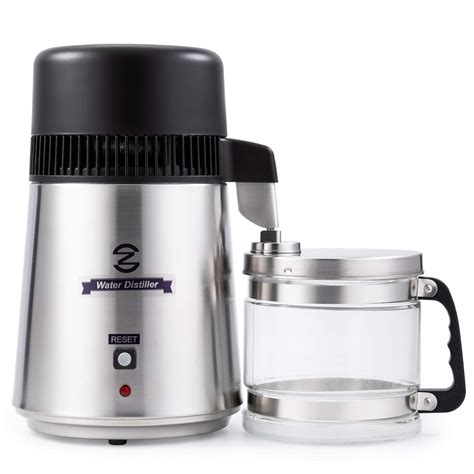 Buy CO-Z 1 Gallon Water Distiller, 4L Brushed 304 Stainless Steel Home ...