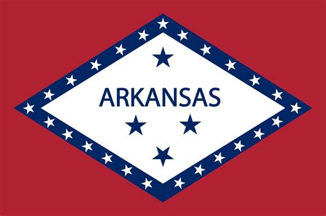 Flag of Arkansas image and meaning Arkansas flag - country flags